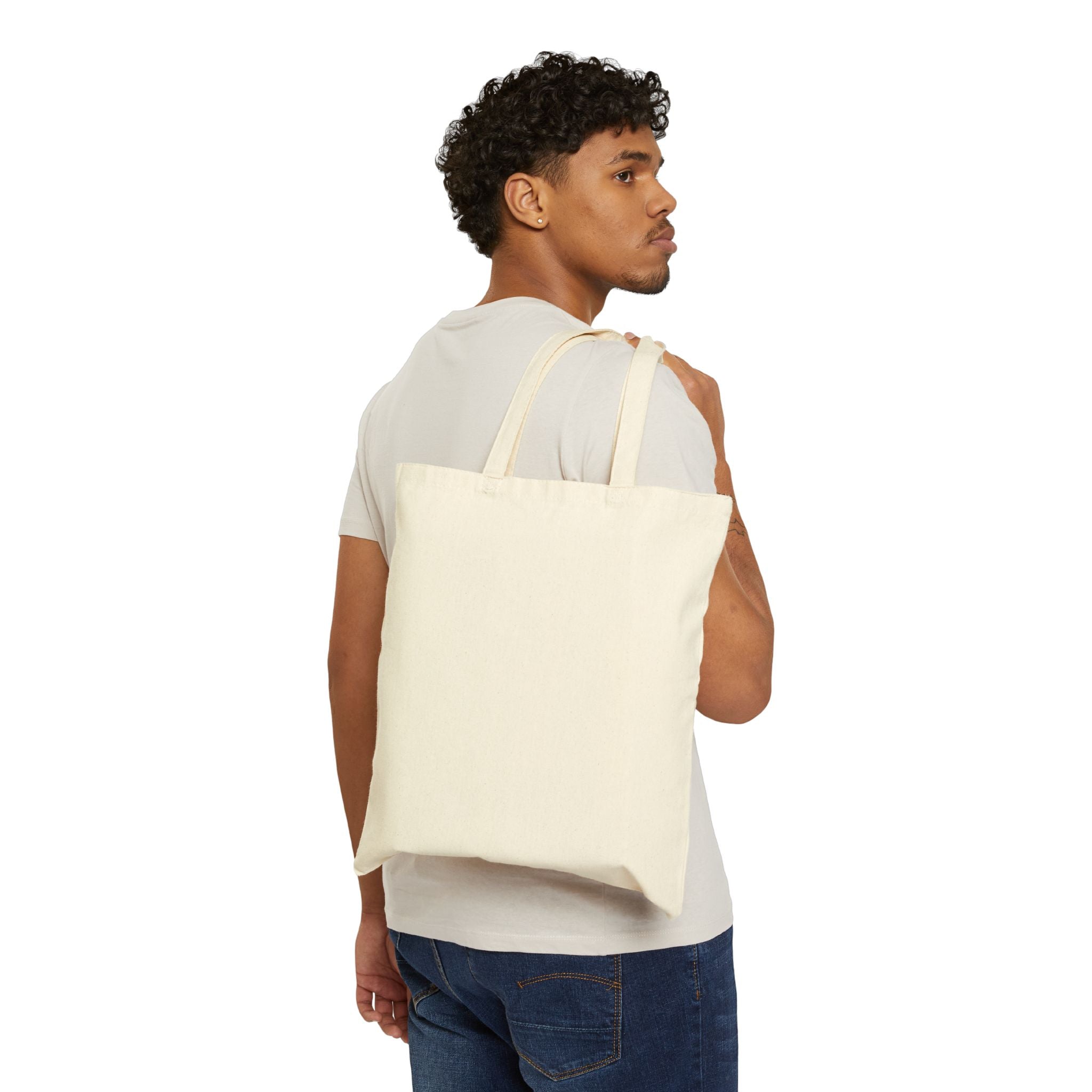 Lotus Essence Keyz Healing Journey Cotton Canvas Tote — Meditation, Yoga & Journaling Carry-All
