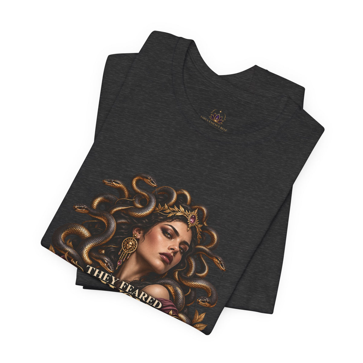 Empowered Woman Graphic Tee — "They Feared the Woman She Became" Inspirational T‑Shirt