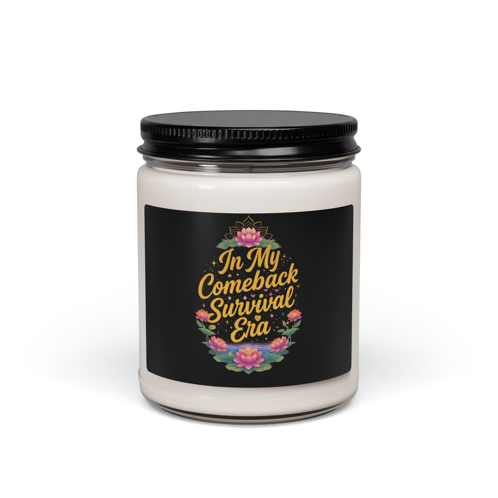 Lotus Essence Keyz Scented Soy Candle — 9oz Aromatherapy Candle for Healing & Mindful Journey