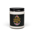 Lotus Essence Keyz Scented Soy Candle — 9oz Aromatherapy Candle for Healing & Mindful Journey